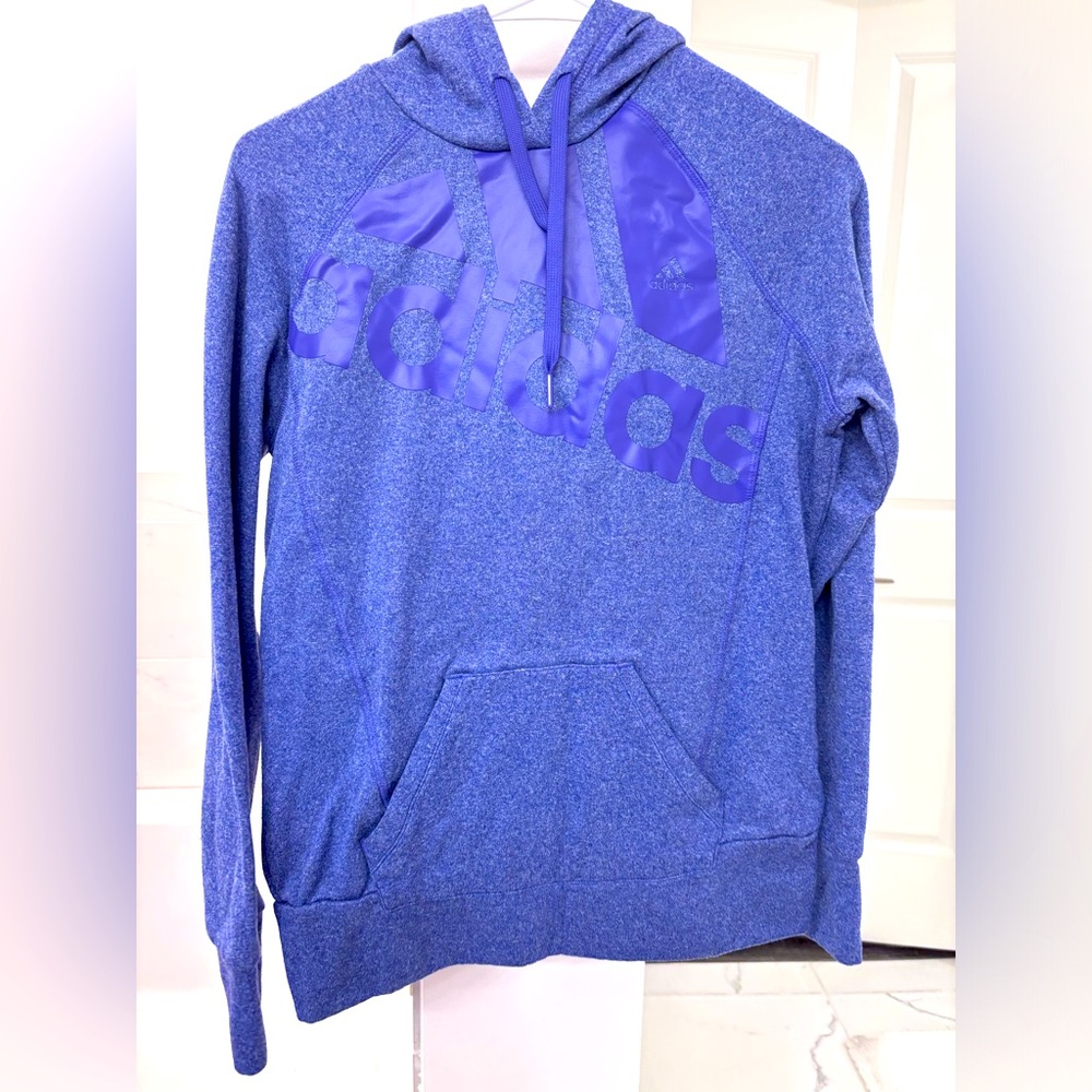 Adidas Purple The Go To Hoodie Medium